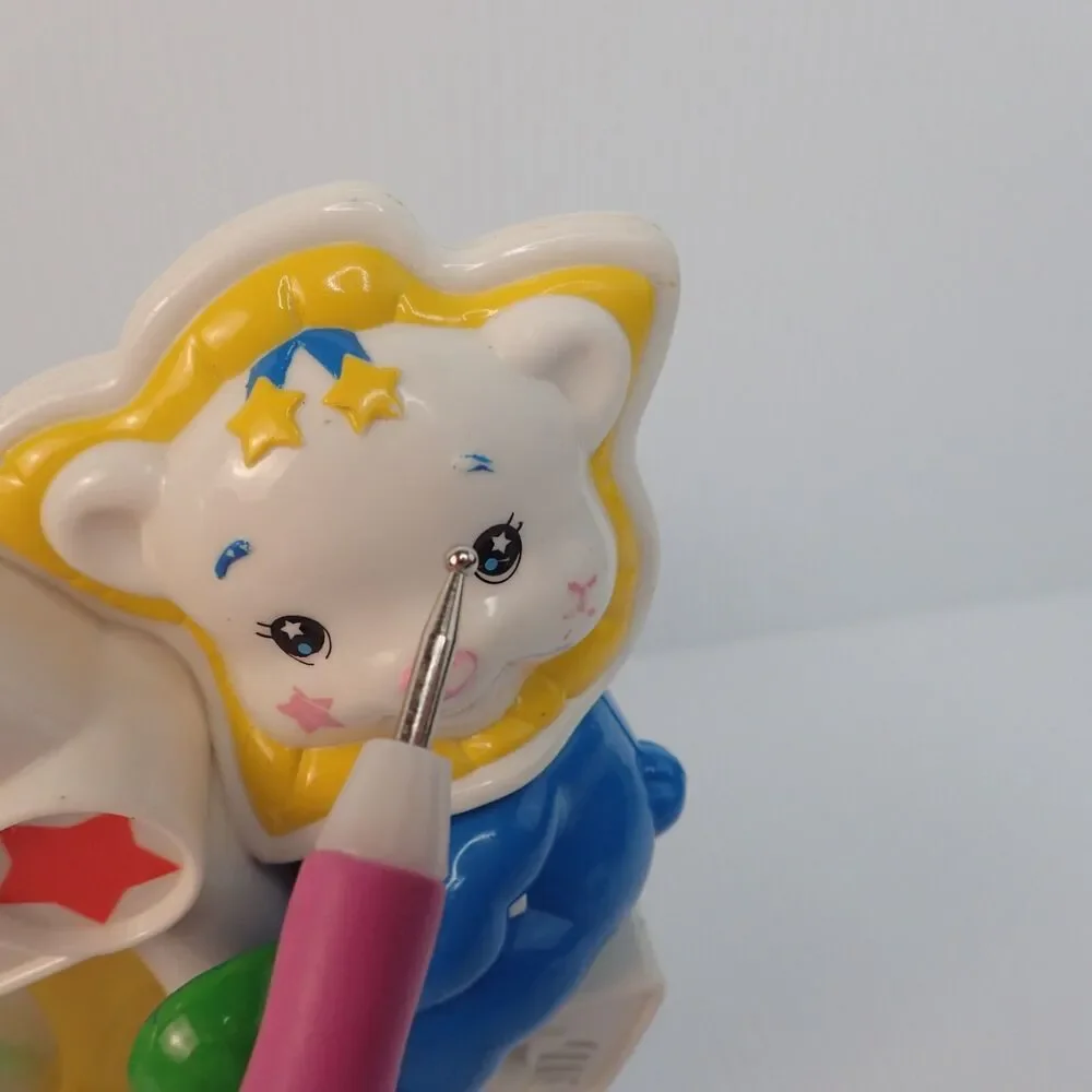 Vtg. Fisher Price Sparkling Symphony Drum Along Bear Pull Toy 2000 Tested Works